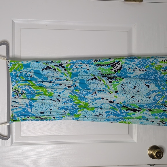Lilly Pulitzer marlisa strapless maxi dress in let's cha cha - Picture 4 of 7